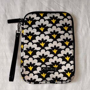 Vera Bradley Women's Black, Yellow, and White Mini IPad/Kindle Holder